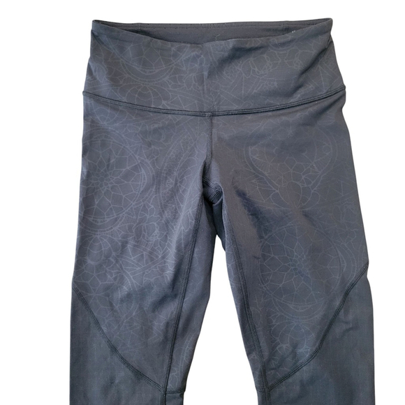 Lululemon Athletica Leggings Women's Size 4 Black Waist 24" Inseam 24" - Picture 5 of 7